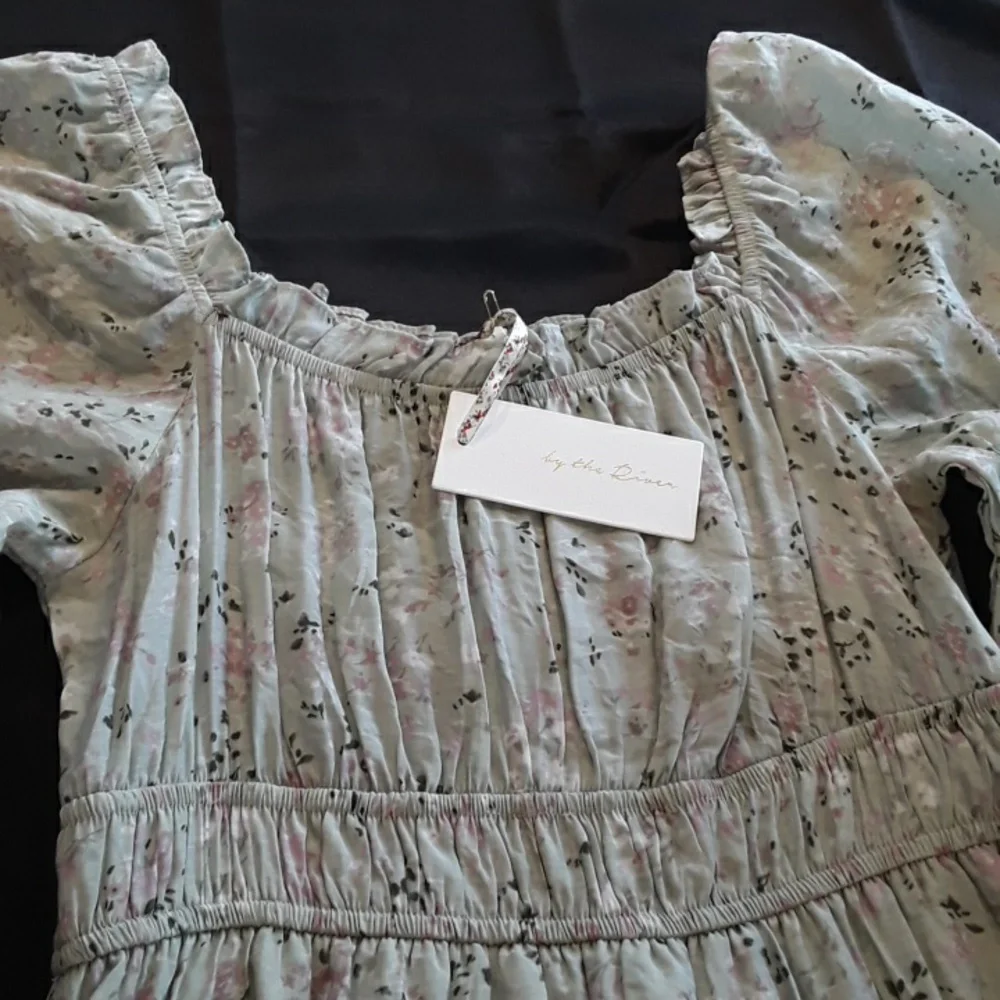 By the river long sleeve rayon dress size large new - Picture 2 of 6